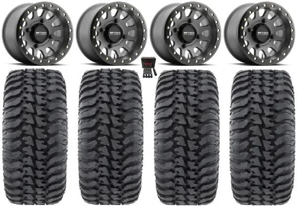 Method 401 Bdlk 15″ Wheels Ti 5+2 32″ Regulator Tires Polaris RZR XP 1000 / PRO XP / Ranger XP 900/1000