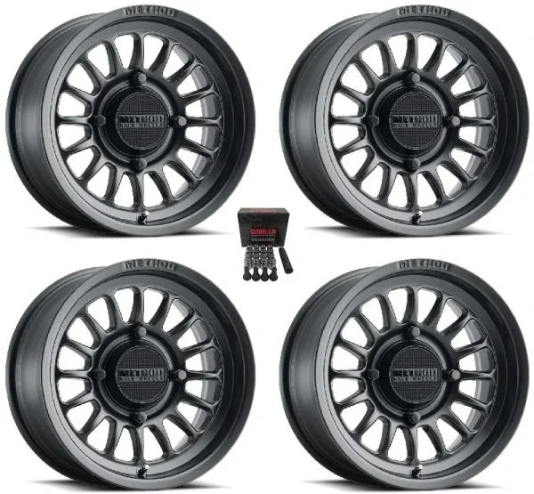 Method 411 Wheels/Rims Black 15″ (5+2) Can-Am Commander Maverick Renegade Outlander Defender