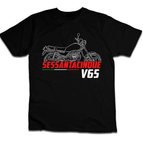 Moto Guzzi V65 Sessantacinque 1987-1992 T-Shirt, Motorcycle Tee for Riders