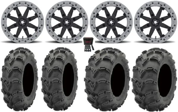 MSA Lok2 Beadlock 14″ ATV Wheels 28″ Mud Lite XL Tires Polaris Sportsman / RZR / Ranger