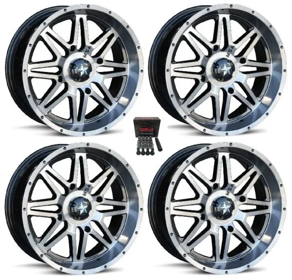 MSA M26 Vibe UTV Wheels/Rims Dark Tint 14″ Polaris RZR 1000 XP / Ranger XP 900/1000