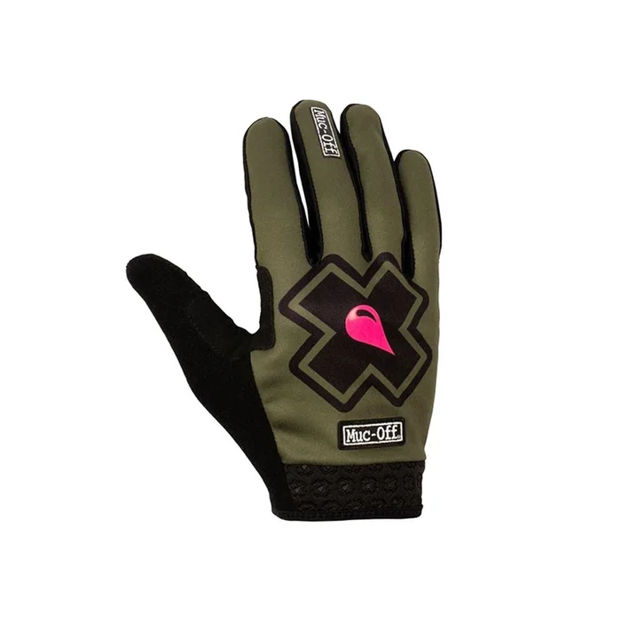 Muc-Off MTB Ride Full Finger Gloves – Green – XS [MPN: 20500]