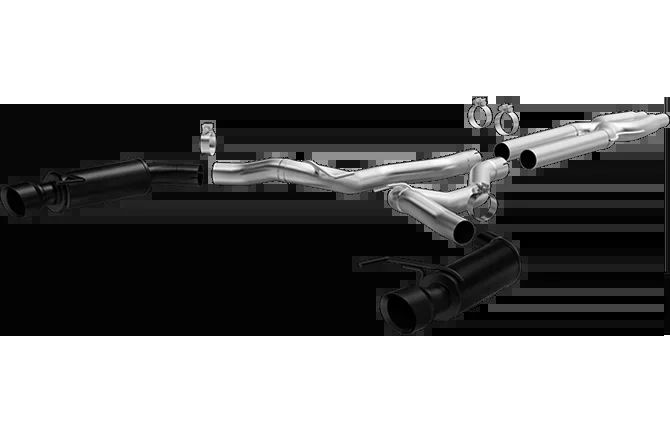 Mustang 5.0L 2015-16 Cat-Back Competition Exhaust Black Tips 19254 | MagnaFlow