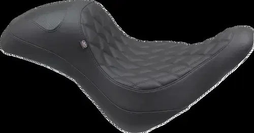 MUSTANG Fits Extreme Fastback – Black – Double Diamond – Fat Boy ’18-’23 75838