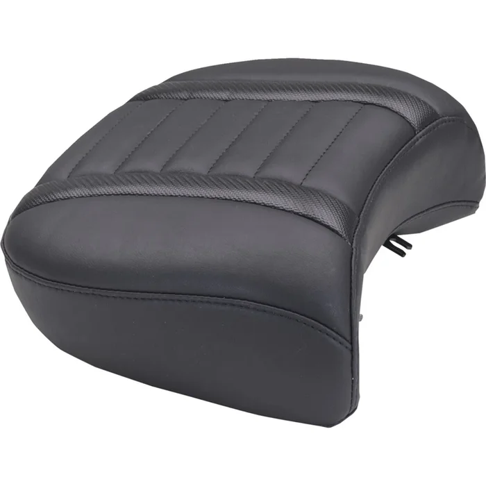 Mustang Motorcycle Products Deluxe Passenger Seat – Wide – Black Stitch for FLT/FLH ’23-’25 [MPN: 88420]