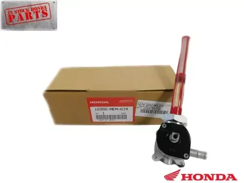 New Genuine OEM Honda VTX1300C/R/S/T Fuel Tank Petcock Assembly 16950-MEM-674