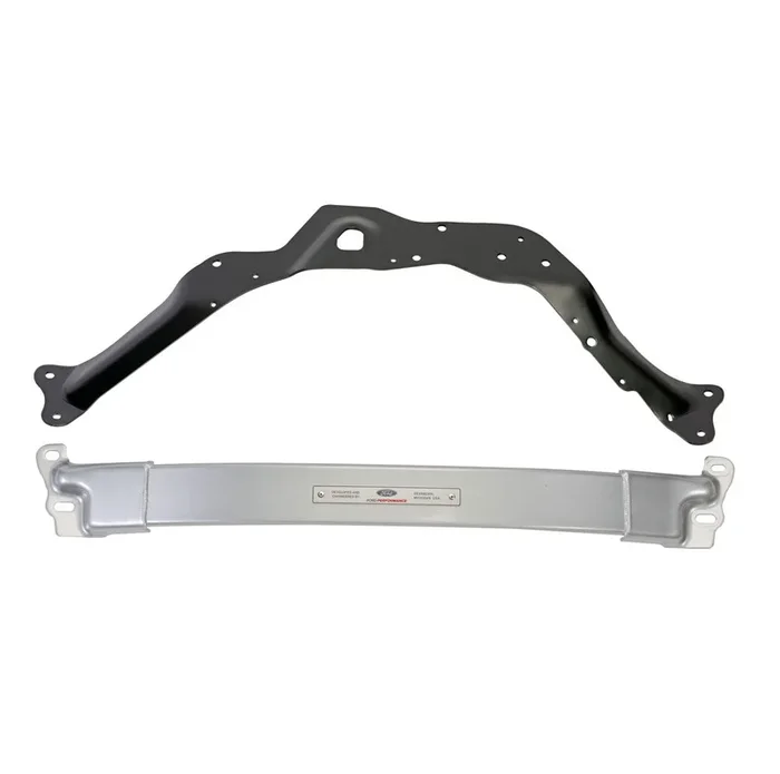 OE GT350R Strut Tower Brace (Silver) ft. Ford Performance Logo for Mustang 2015-23 | #M-20201-GT350 | Ford Performance
