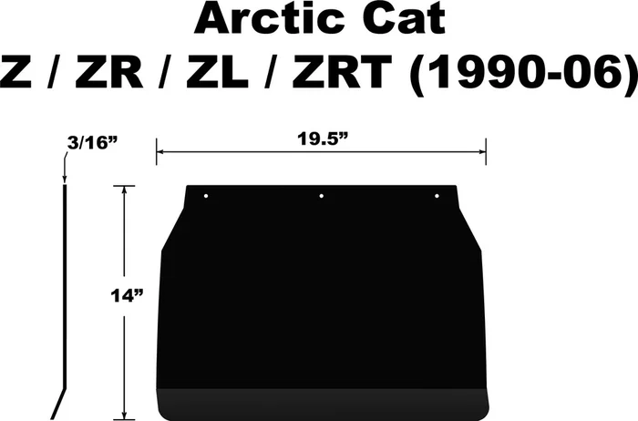 PDP SNOWFLAP ARCTIC CAT ZR/ZL/ZRT