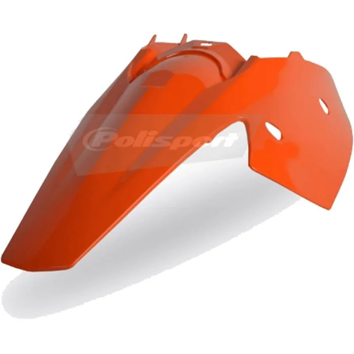 Polisport Rear Fender with Panel Orange [MPN: 8561300002]