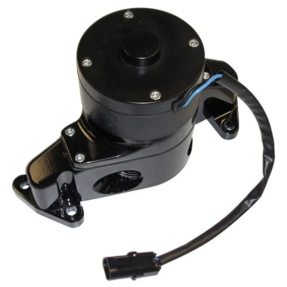 Proform Electric Water Pump – 1 in NPT Female Inlet – Adapter / Gaskets / Hardware – Billet – Black Powder Coat – Small Block Chevy
