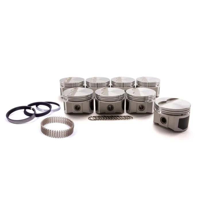 ProTru by Wiseco Windsor Flat Top Forged Piston and Ring Kit – 4.030 in Bore – 1/16 x 1/16 x 3/16 in Ring Grooves – Minus 7.00 cc – Small Block Ford PTS501A3