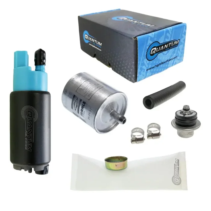 QFS EFI Fuel Pump w/ Pressure Regulator & Genuine Mahle Filter, HFP-382-BRF