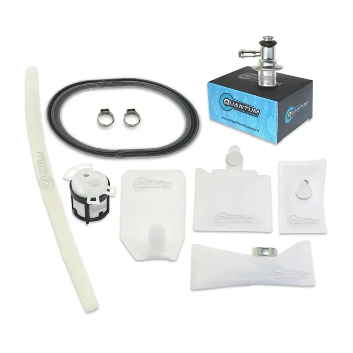 QFS Fuel Pump Repair Kit w/ Genuine Mahle Filter + Pressure Regulator + Tank Seal, QFS-K306