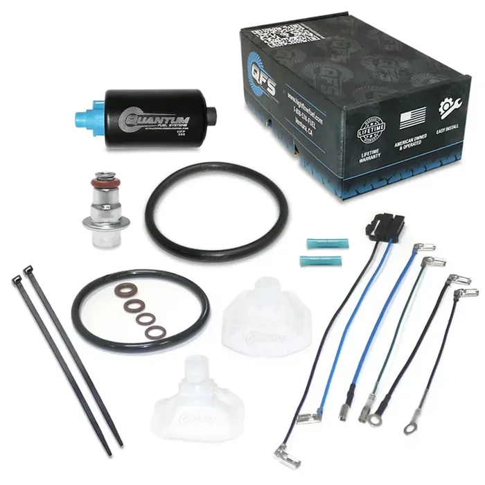 QFS In-Tank EFI Fuel Pump w/ Regulator & Tank Seal, HFP-386-UR2T2