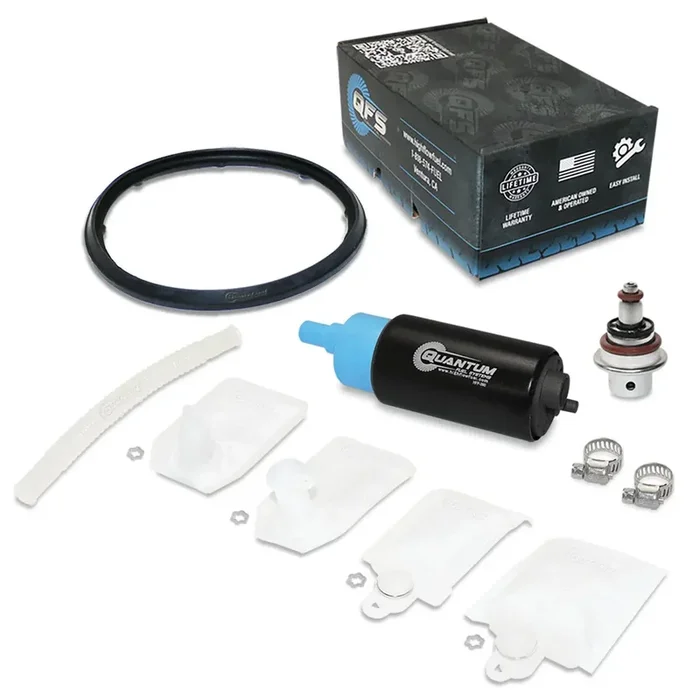 QFS In-Tank EFI Fuel Pump w/ Regulator & Tank Seal, HFP-390-URT2