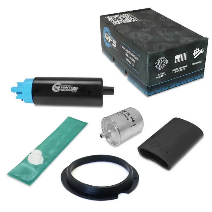QFS In-Tank Fuel Pump w/ Genuine Mahle Filter + Tank Seal, HFP-439-T46F