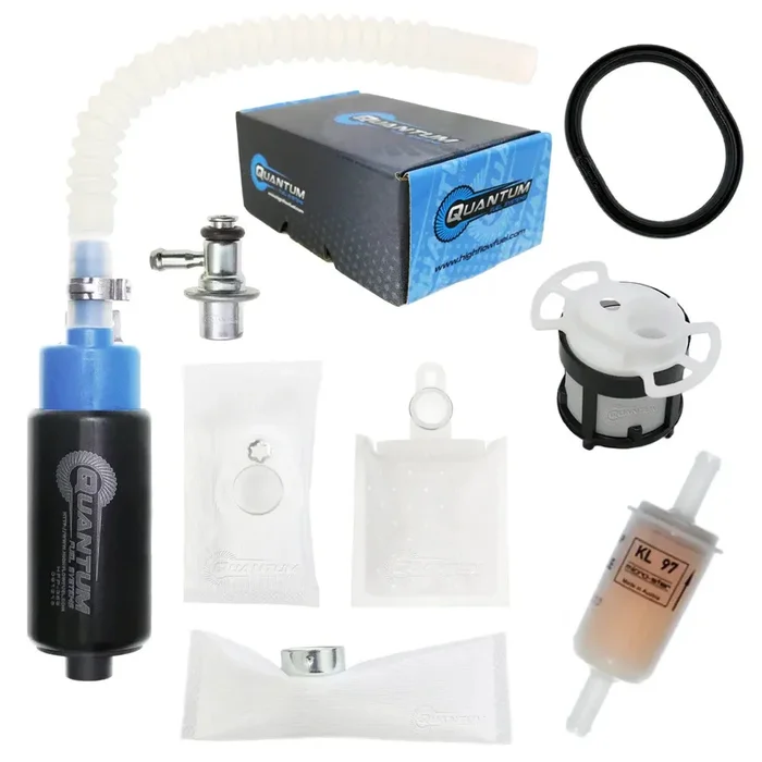 QFS In-Tank Fuel Pump w/ Regulator, Tank Seal & Genuine Mahle Filter, HFP-389-U2R2TF