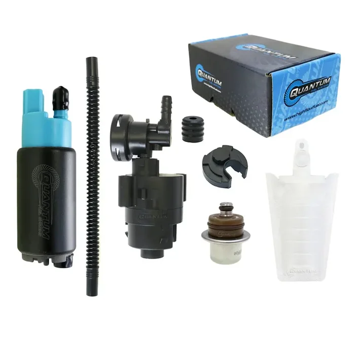 QFS OEM Replacement In-Tank EFI Fuel Pump w/ Fuel Pressure Regulator, Fuel Filter, Strainer, HFP-382-P2F2