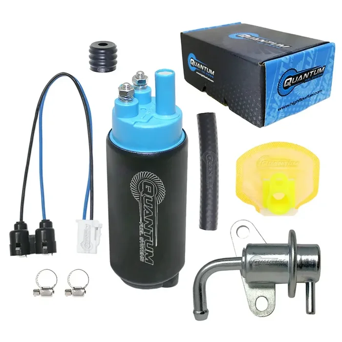 QFS OEM Replacement In-Tank EFI Fuel Pump w/ Fuel Pressure Regulator, Strainer, HFP-384-UR4