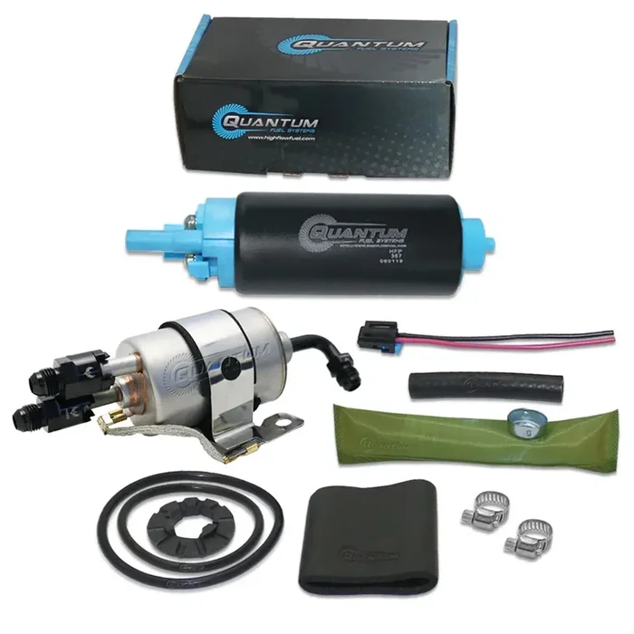 QFS OEM Replacement In-Tank EFI Fuel Pump w/ Fuel Pressure Regulator, Tank Seal, Fuel Filter, Fitting, Strainer, HFP-367-F2-AN6C