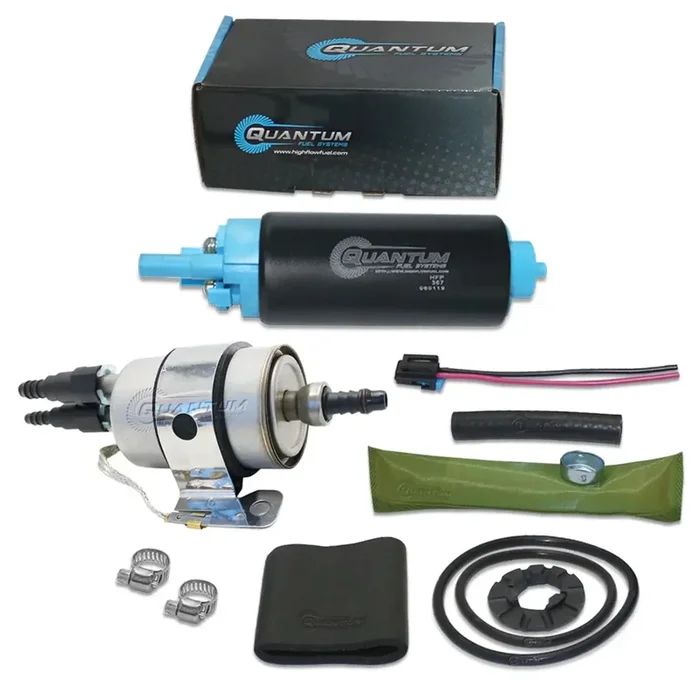 QFS OEM Replacement In-Tank EFI Fuel Pump w/ Fuel Pressure Regulator, Tank Seal, Fuel Filter, Fitting, Strainer, HFP-367-F2-PL