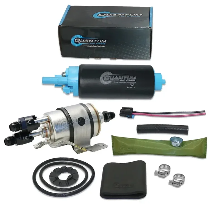 QFS OEM Replacement In-Tank EFI Fuel Pump w/ Fuel Pressure Regulator, Tank Seal, Fuel Filter, Fitting, Strainer, HFP-367-F2-AN68