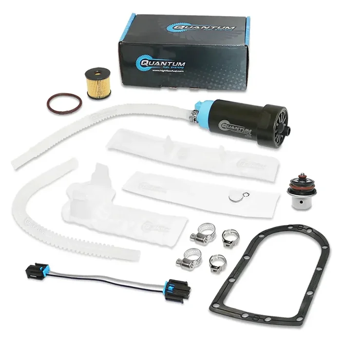 QFS OEM Replacement In-Tank EFI Fuel Pump w/ Fuel Pressure Regulator, Tank Seal, Fuel Filter, Strainer, HFP-370HD-RT5F