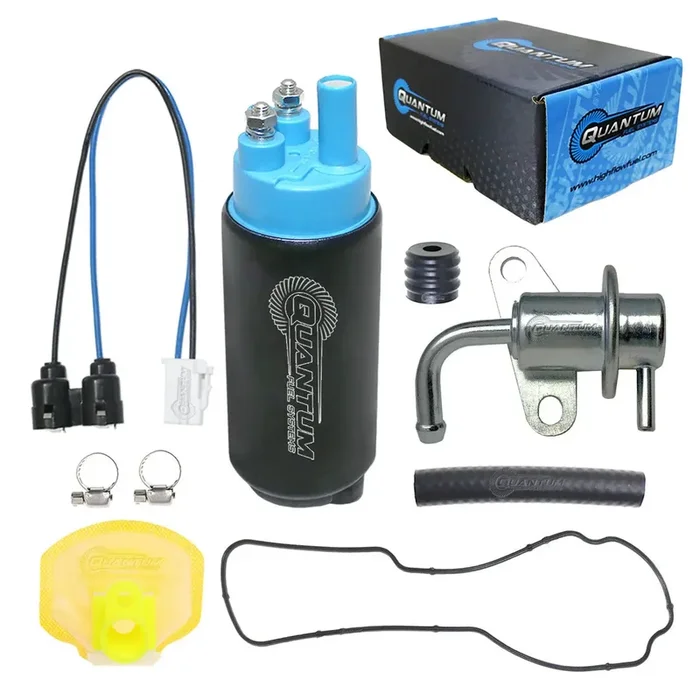 QFS OEM Replacement In-Tank EFI Fuel Pump w/ Fuel Pressure Regulator, Tank Seal, Strainer, HFP-384-UR4T5