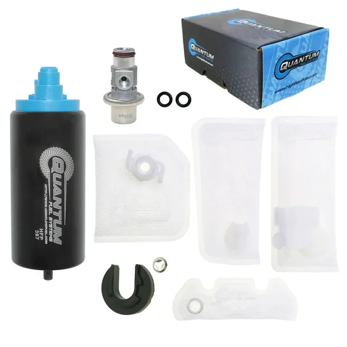 QFS OEM Replacement In-Tank EFI Fuel Pump w/ Pressure Regulator, Strainer, HFP-397-UR