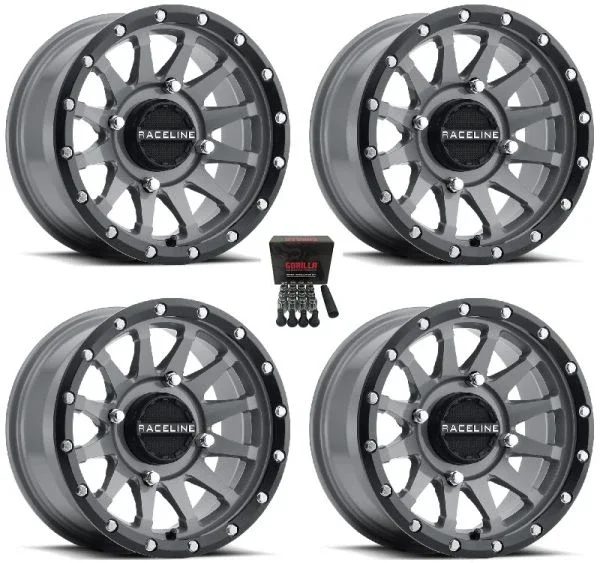 Raceline Trophy UTV Wheels/Rims Grey 15″ Polaris RZR 1000 XP / Ranger XP 900/1000