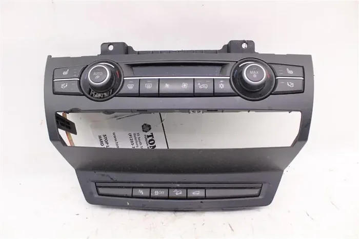 REAR TEMPERATURE CONTROLS BMW X5 07 08 09 10 11 12 13 – 996357