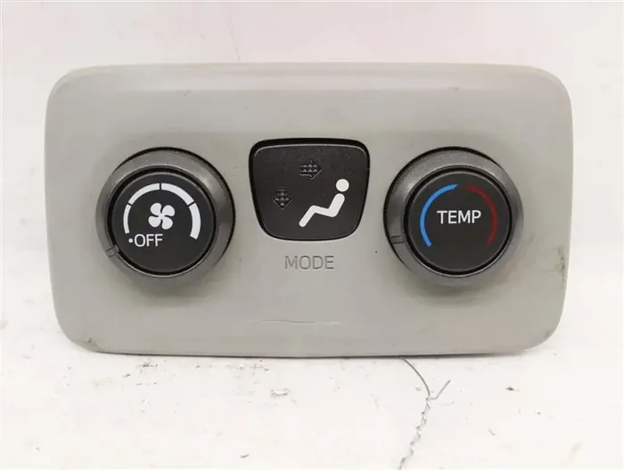 REAR TEMPERATURE CONTROLS Toyota Sienna 11 12 13 14 – 935725