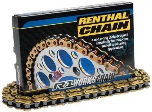 Renthal 428×140 Links R1 Works Series Non-Sealed Gold Chain Chain C277 80-1927