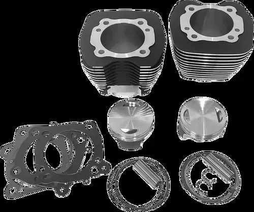REVOLUTION PERFORMANCE, LLC Cylinder Kit – Fits 98″ – Big Bore – Black With