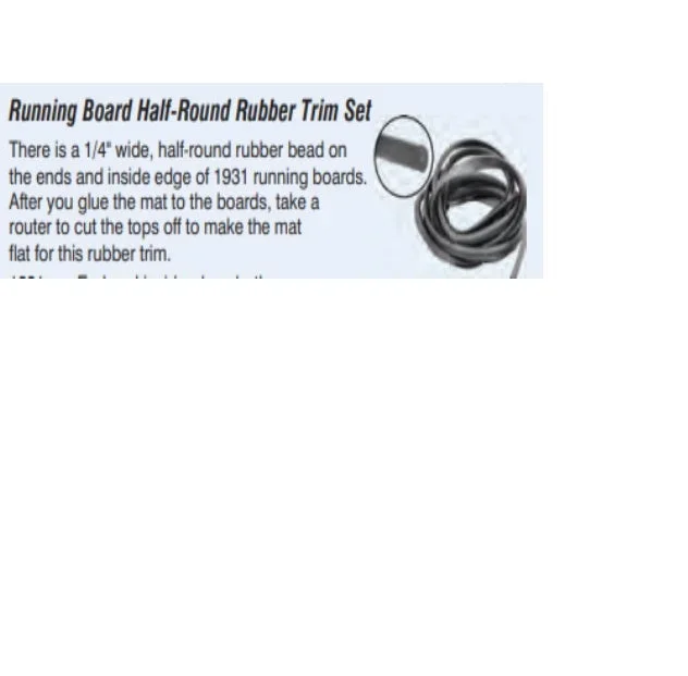 Running Board Rubber Trim A16458