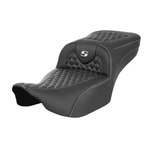 SADDLEMEN ROADSOFA EXTENDED REACH WHITE HONEYCOMB HARLEY 2023-2024 FLTR/FLHX