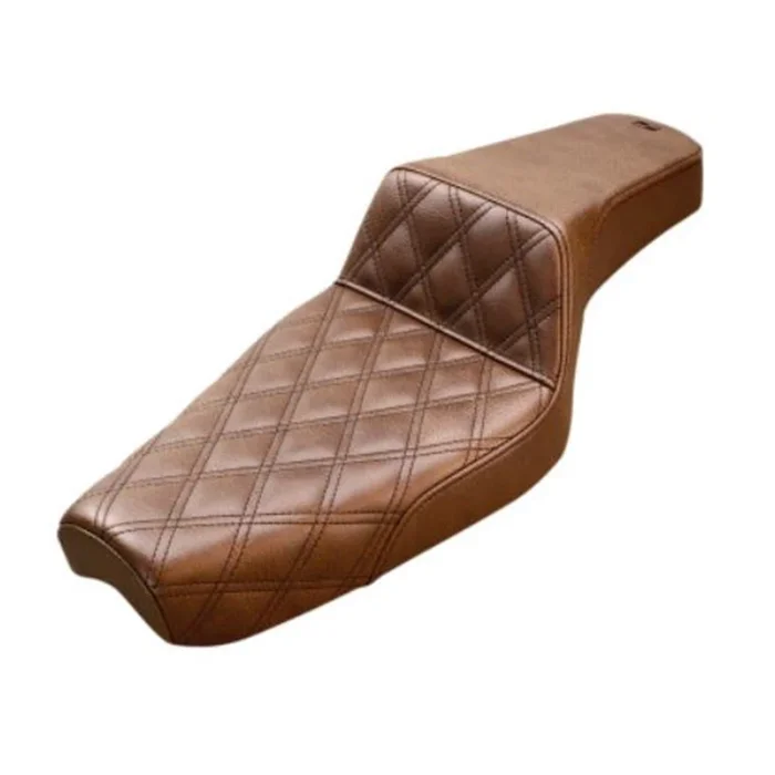 Saddlemen Step Up Seat – Lattice Stitched – Brown – XL with 4.5 Gallon Tanks [MPN: 807-03-172BR]