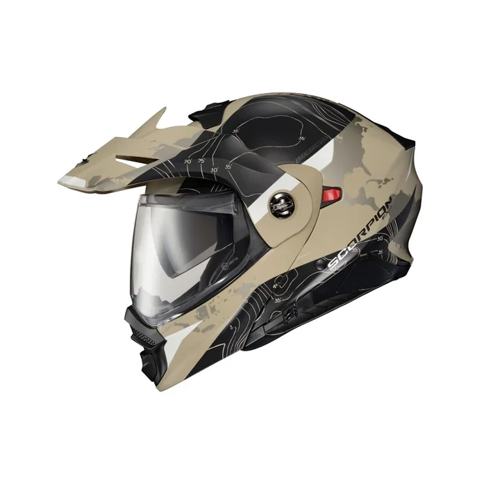ScorpionEXO EXO-AT960 Modular Helmet – Topographic Sand/Black – 2XL 96-1047