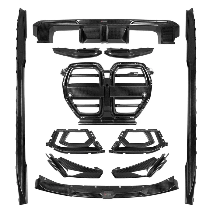 SooQoo BMW G80 M3 SQ Body Kit In Gloss Carbon Fibre