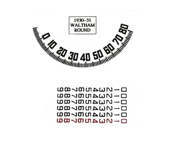 Speedo Decal Waltham A-17725-C, A17725C