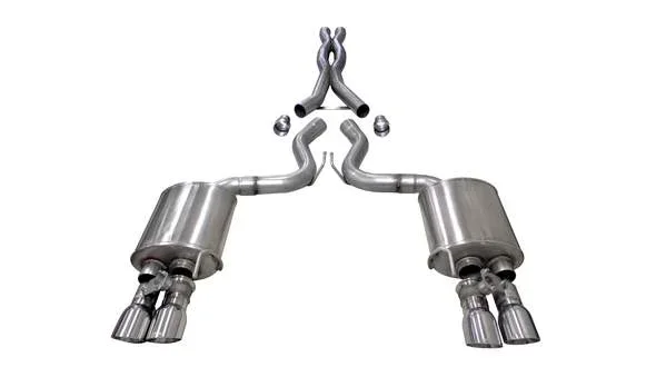 Sport to Xtreme Valved Cat-Back Exhaust for Mustang 5.0L GT 2018-21 | #21001 | Corsa Performance