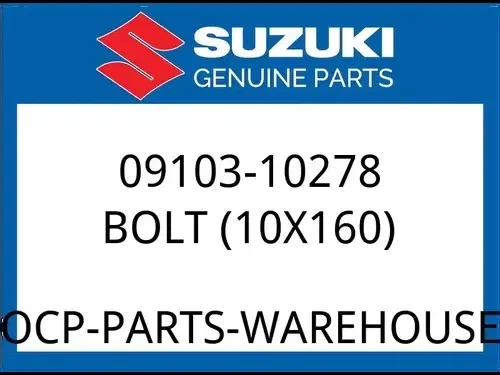Suzuki OEM Part 09103-10278 BOLT (10X160)