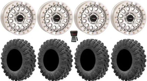 System 3 SB-6 15″ Wheels Mh (6+1) 30″ MotoRavage Tires CFMoto UForce U10 Pro / U10 XL Pro / ZForce Z10 / Z10-4