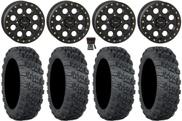 System 3 SB-7 15″ Wheels Black (5+2) 32″ Versa Cross V3 Tires Polaris RZR XP 1000 / PRO XP / Ranger XP 900/1000