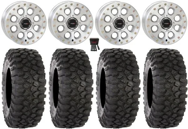 System 3 SB-7 15″ Wheels Machined (6+1) 33″ XC450 Tires Polaris RZR XP 1000 / PRO XP / Ranger XP 900/1000