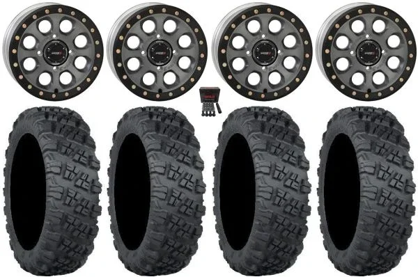 System 3 SB-7 15″ Wheels Ti (4+3) 35″ Versa Cross V3 Tires Polaris RZR XP 1000 / PRO XP / Ranger XP 900/1000