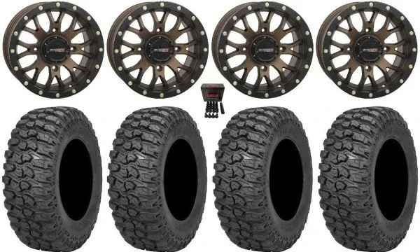 System 3 ST-3 14″ Wheels Bronze 30″ Trail Saw 2.0 Tires Polaris Sportsman / RZR / Ranger