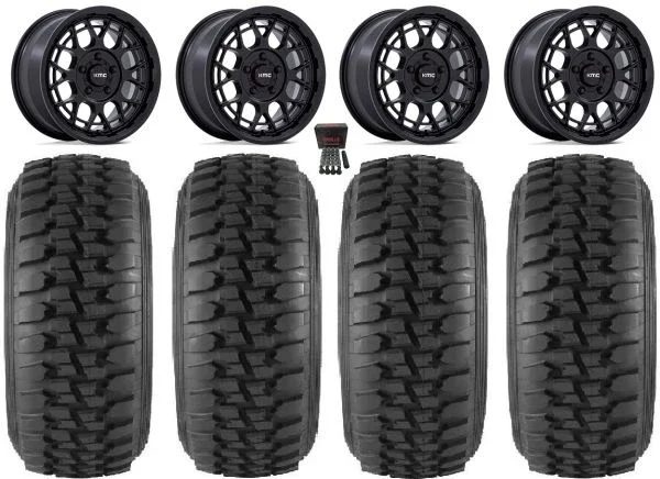 Technic KS139 15″ Wheels Black 30″ Desert Series Tires CFMoto UForce U10 Pro / U10 XL Pro / ZForce Z10 / Z10-4