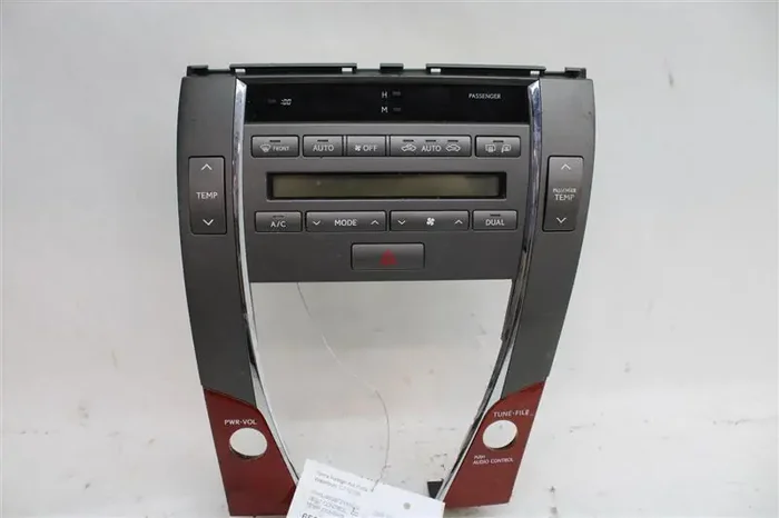 TEMPERATURE CONTROLS Lexus ES350 2007 07 2008 08 2009 09 – 1004071