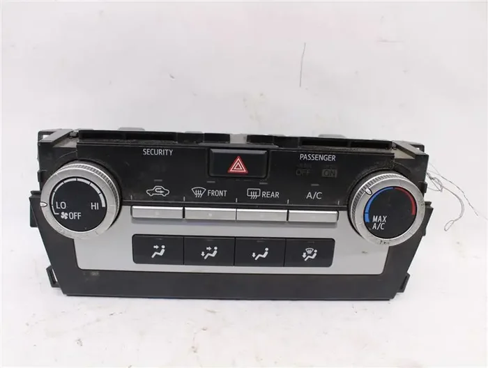 TEMPERATURE CONTROLS Toyota Camry 2012 12 2013 13 2014 14 – 887429